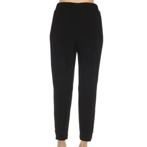 Joseph Ribkoff Black Pull On Stretch Ankle Pants Women’s Size 2 - Picture 2 of 15